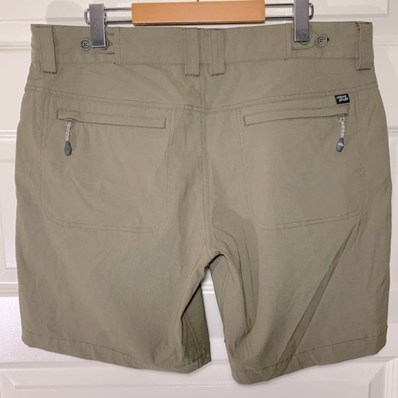 CHLOROPHYLLE Rally Women's Sz 14 Hiking Cargo Shorts Brown Tan pockets 14 - Picture 7 of 12
